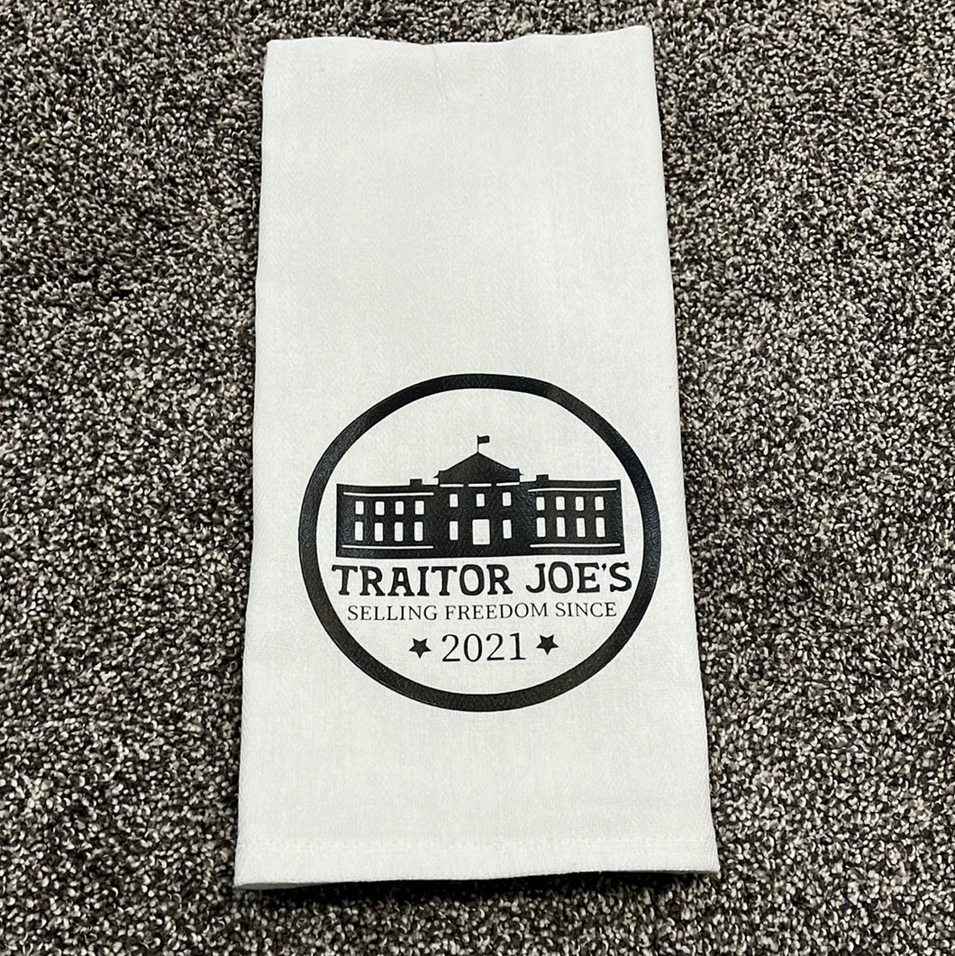 Traitor Joe’s kitchen Towel