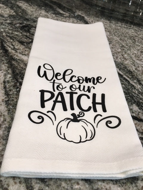 Welcome to our Pumpkin patch towel