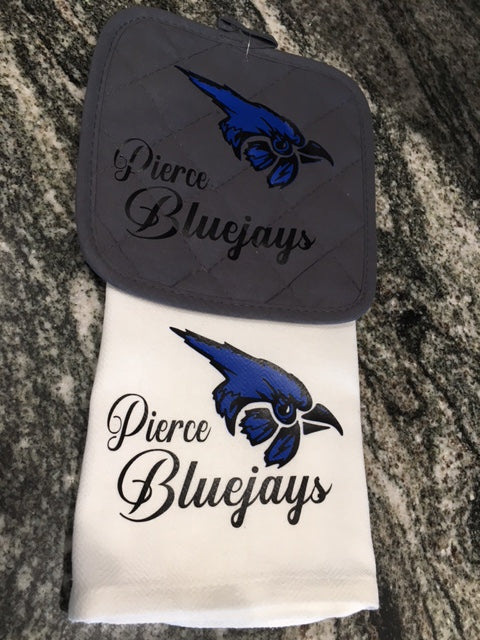 Pierce Bluejays towel