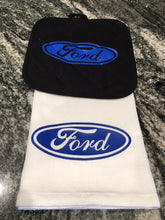 Load image into Gallery viewer, Ford towel with hot pad
