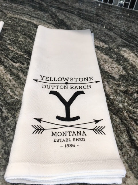 Yellowstone Montana towel