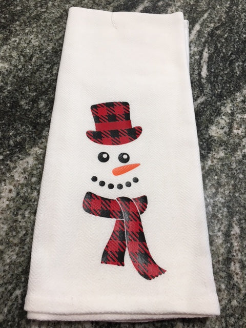 Christmas Snowman towel