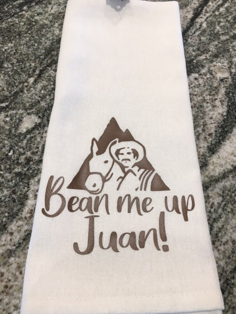 Bean me up Juan towel