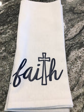 Load image into Gallery viewer, Faith towel Silver or Navy Blue
