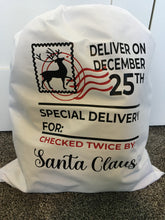 Load image into Gallery viewer, Special Delivery White Santa Bags
